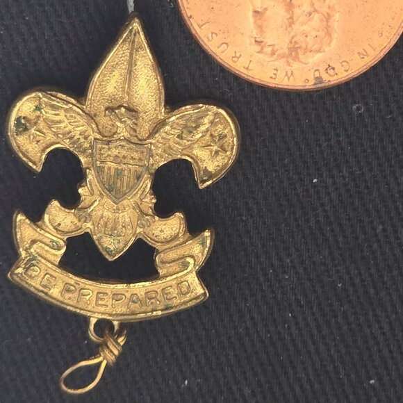 Boy Scouts Of America Be Prepared Pin 1 Inch Pin - Picture 2 of 4